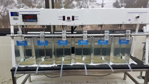 lab testing of coagulant chemicals