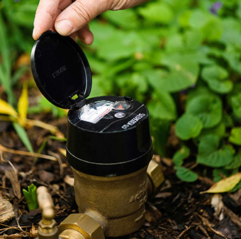 Lift the lid on your water meter to take a reading