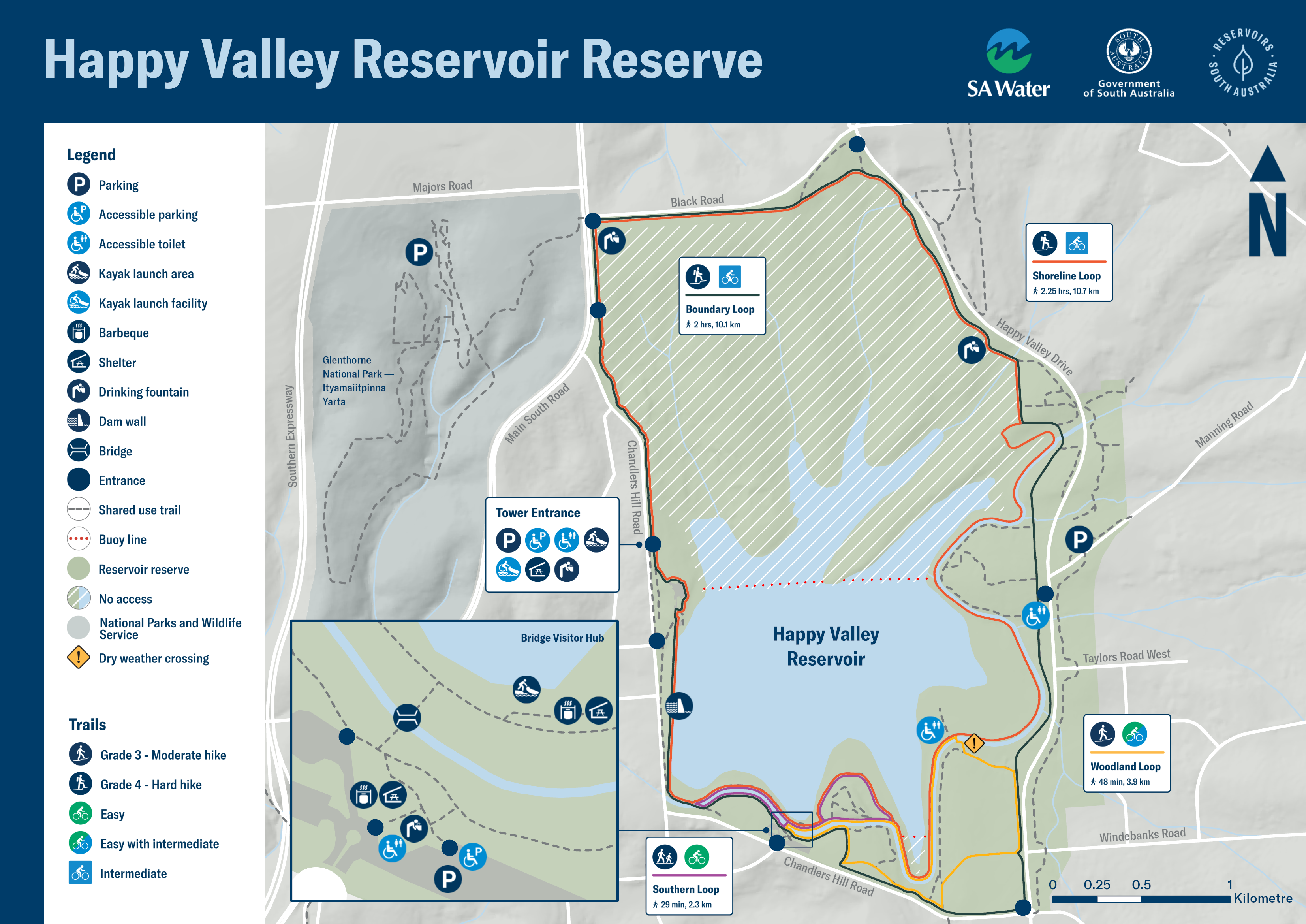 Happy Valley Reservoir Reserve concept map