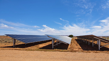 264 panels are now energised and operating at the Port Augusta West Wastewater Treatment Plant