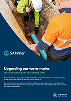 water main renewal brochure